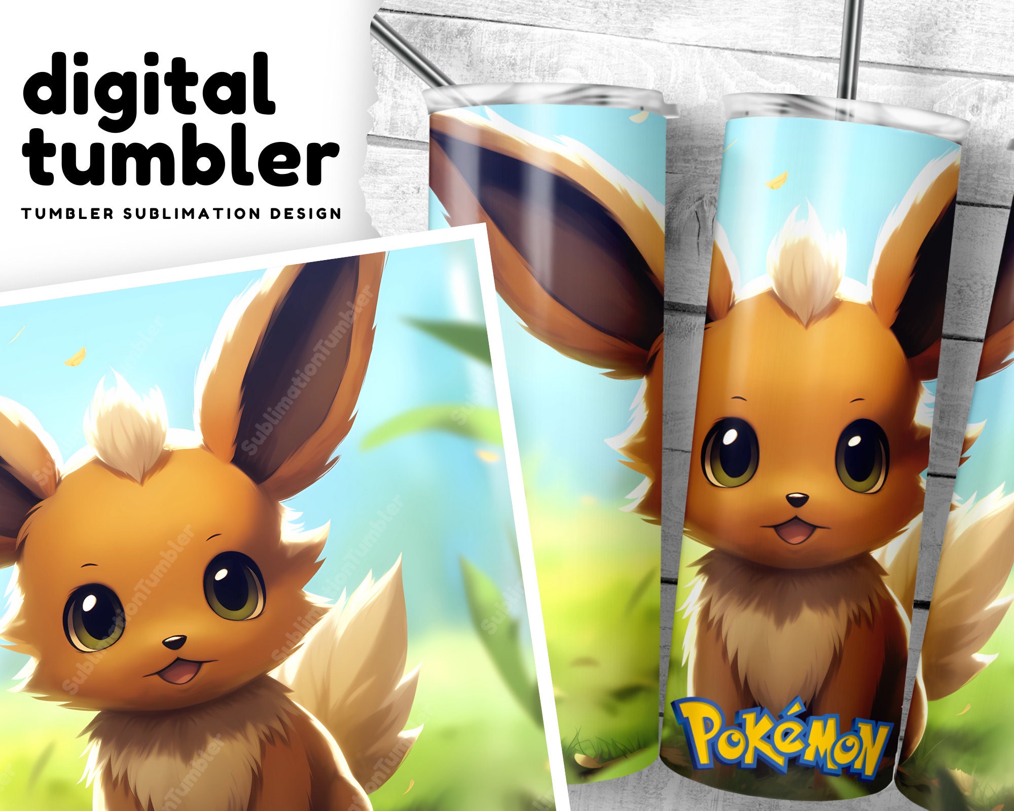 Pokemons evolution Eevee Set Art Print Digital Files decor n - Inspire  Uplift