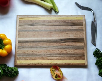 Butcher block cutting board, Mini cutting board, Oak chopping board, Walnut chopping board, Unique cutting board, Bread cutting board