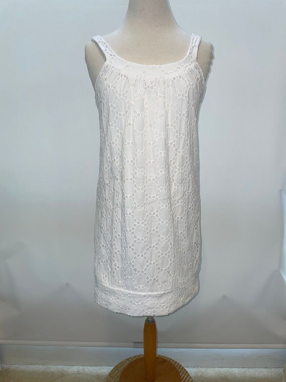 White Eyelet Summer Dress