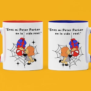 Taza personalizada Hombre Araña, Taza personalizada para regalo Taza personalizada Taza de café Peter Parker Regalo perfecto para parejas imagen 9