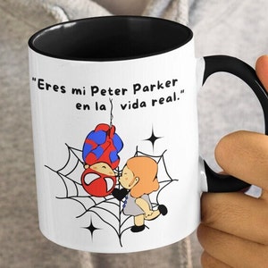 Taza personalizada Hombre Araña, Taza personalizada para regalo Taza personalizada Taza de café Peter Parker Regalo perfecto para parejas imagen 6