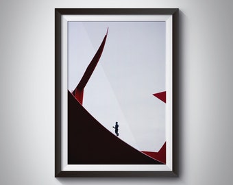 Hanover Statue, Maschsee, Minimalist, Fine Art Photography, Fine Art Print