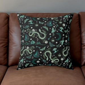 Dark Cottagecore, Halloween Decor Pillow