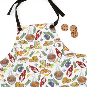 Delantal de cocina cajún: Louisiana Crawfish Creole Kitchen