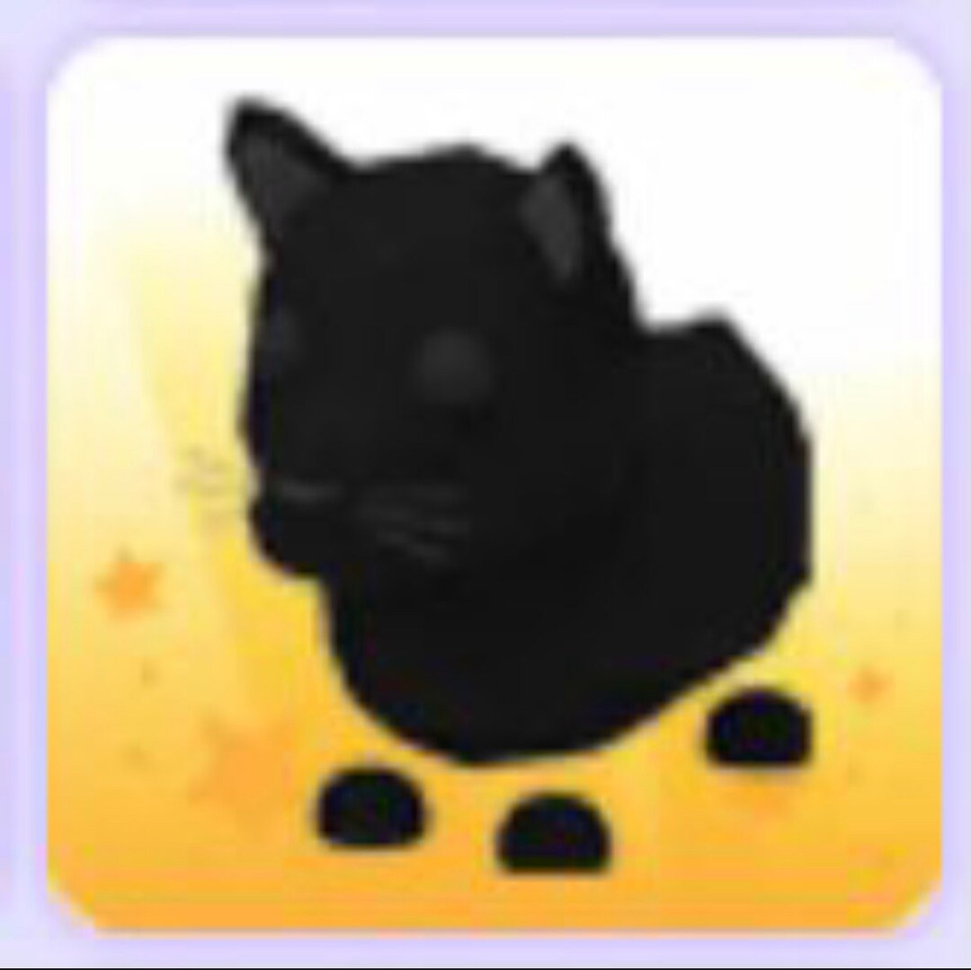 Black Panther Adopt Me Roblox receive Same Day Virtual Pet Etsy