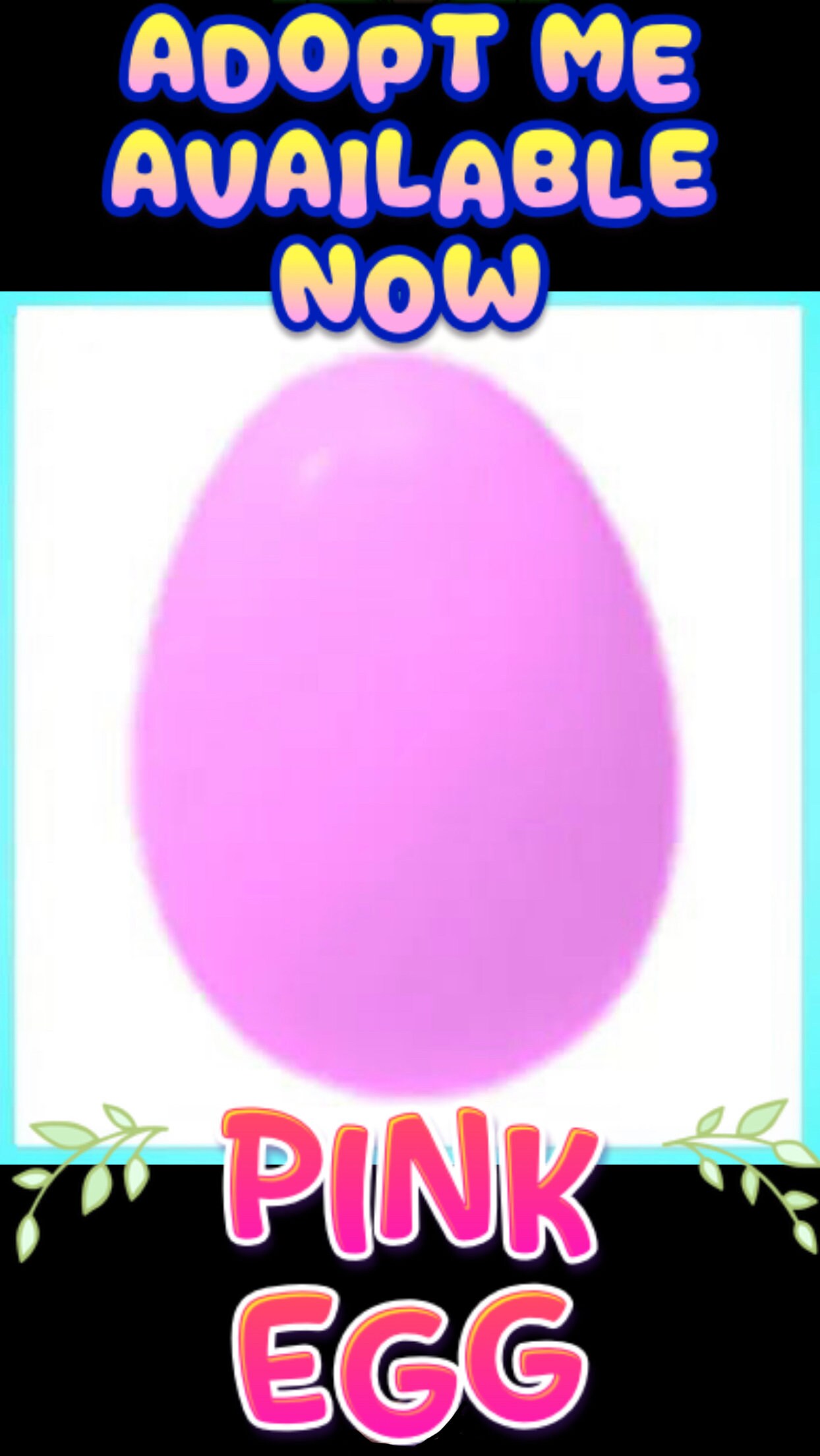 Pink Egg Adopt Me Roblox receive Same Day Virtual Pet Etsy