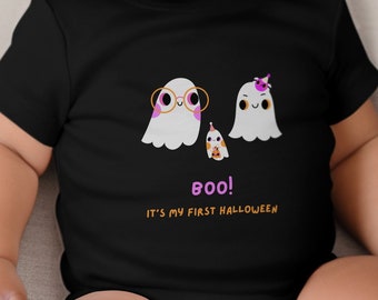 My First Halloween Baby Outfit, Ghost Family Onesie