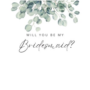 Will you be my bridesmaid? Bridesmaid gift