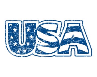 4th of July SVG, USA Svg America svg, Red White and Blue svg, Independence Day svg, Vintage USA svg, Retro svg, Trendy July Fourth svg