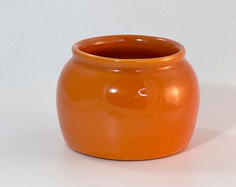 Coors Rosebud Open Bean Pot Persimmon Orange Individual Handleless Bowl