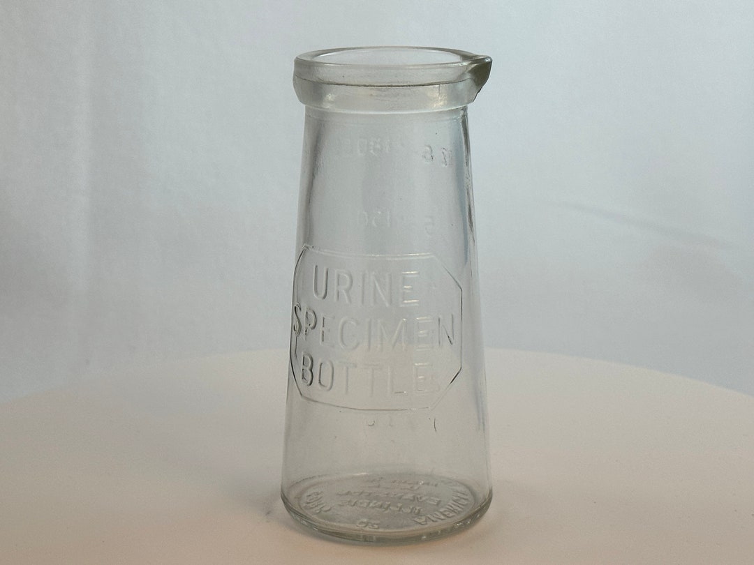 Glass Urine Specimen Bottle American Hospital Supply Corp. USA Etsy