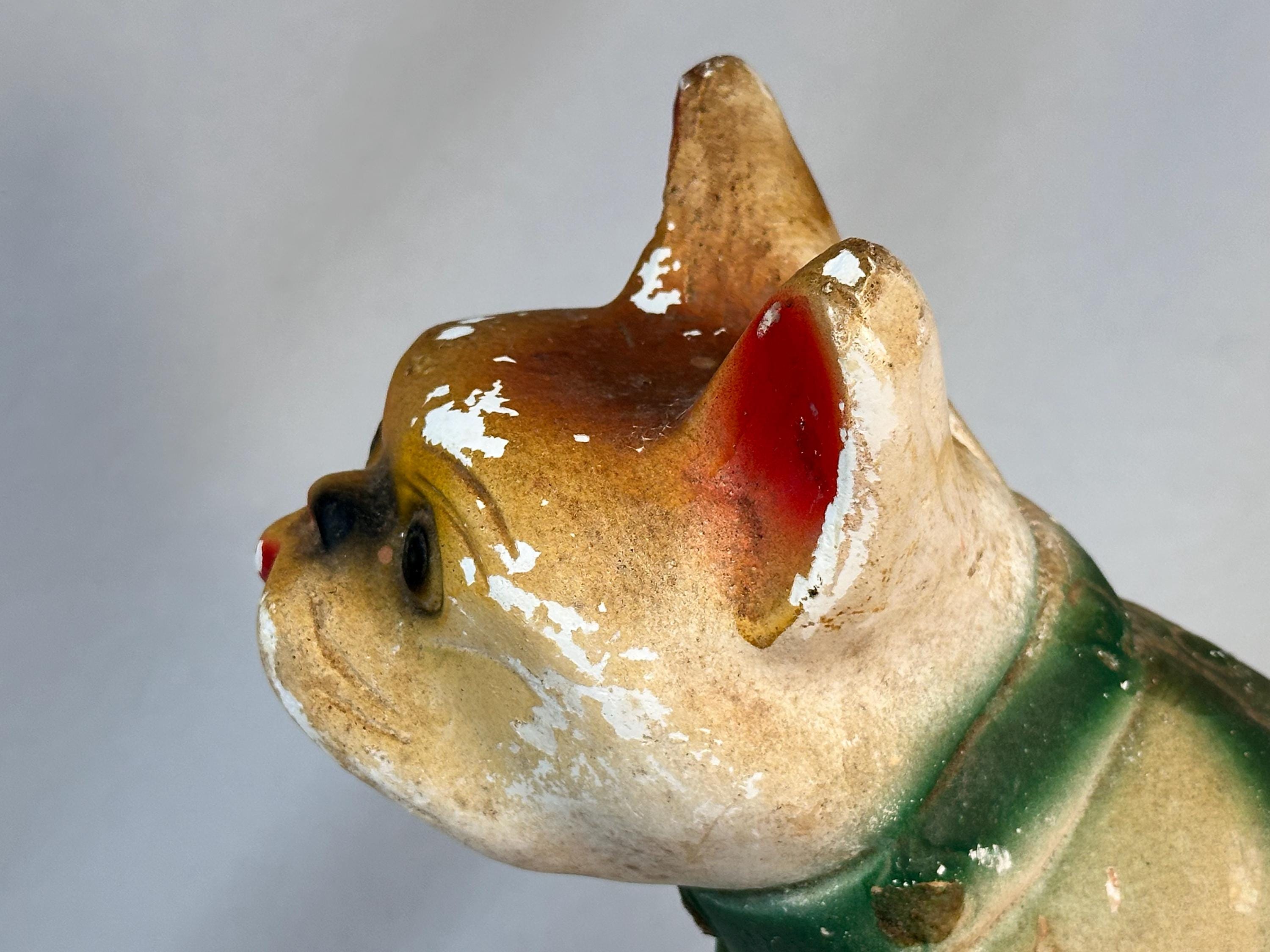 蔵*＊様 Vintage Chalkware Bulldog Vintage Bulldog Chalkware - Etsy