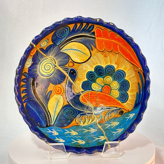 1960s Vintage Folk Art Pottery ウベダ IDEE（PAIR OF 1960