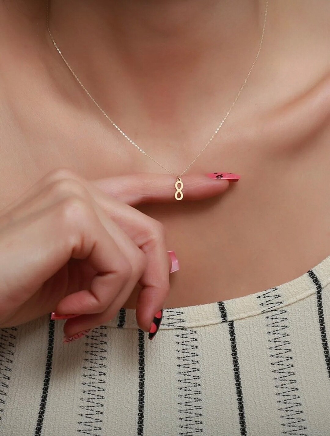 【新品】CDL Eternity Neckless Crescent-Eternity-Necklace-