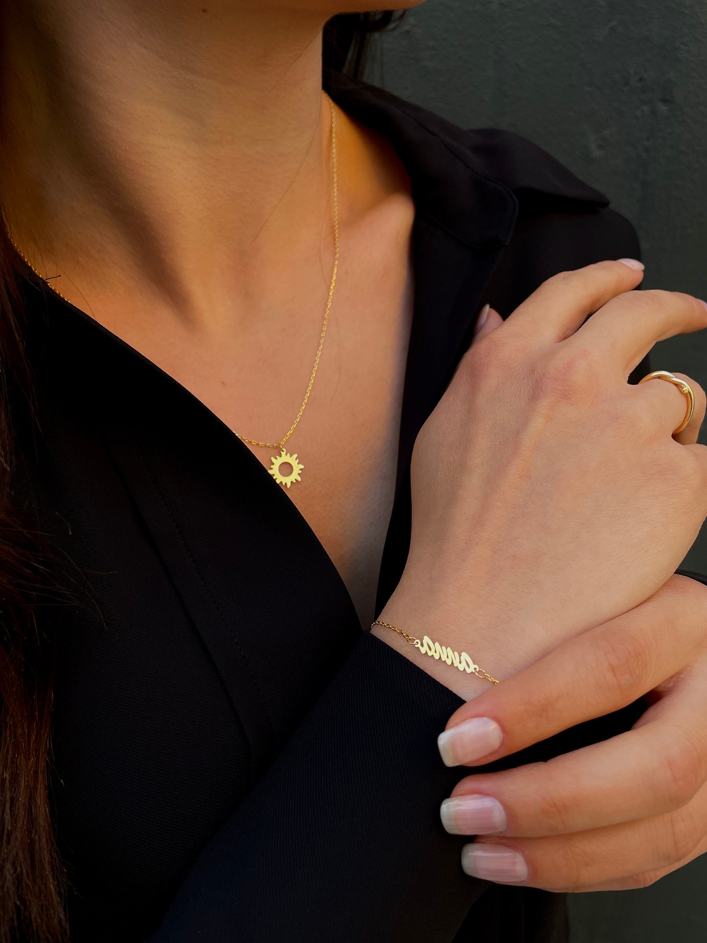 Bracciale in oro bianco e oro rosa con zirconi e perle rosa - Sari Gold Bracciale in oro bianco e oro rosa con zirconi e perle rosa - Sari Gold