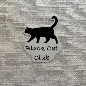 Pegatina del Club del Gato Negro