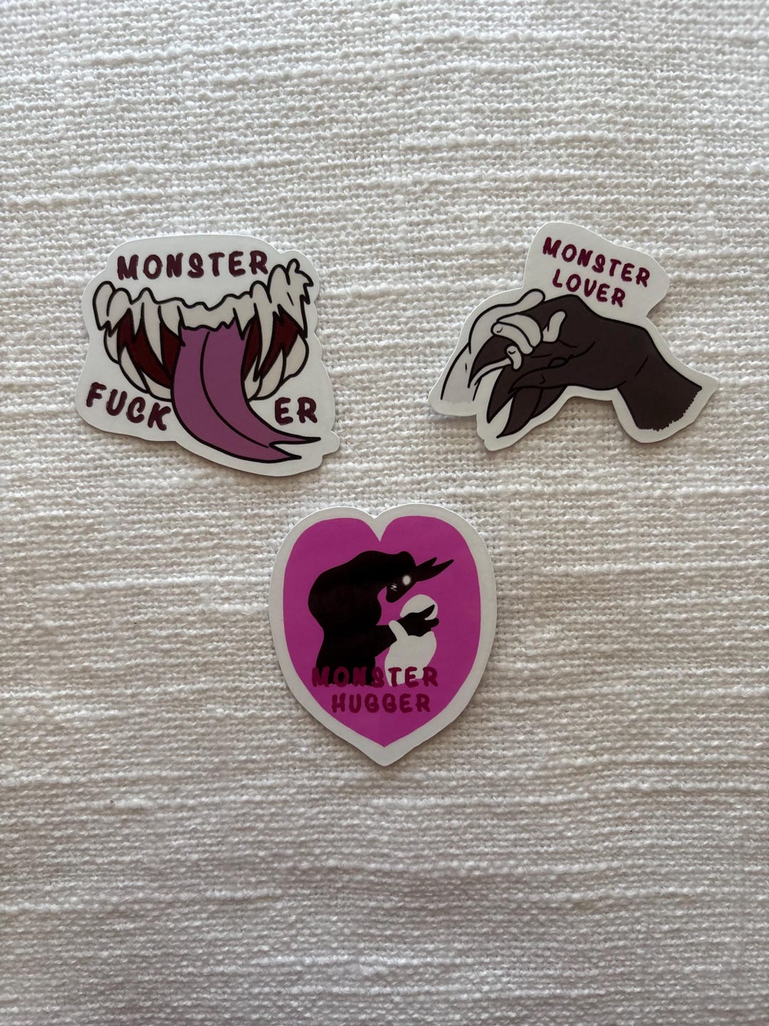 Monster Lover Stickers Etsy