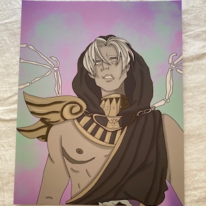 Thanatos Hades Art Print