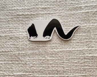Baldur's Gate 3 Karlach Horns Sticker