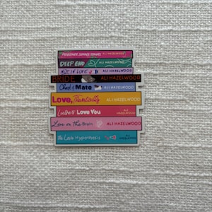 Ali Hazelwood Book Stack Sticker