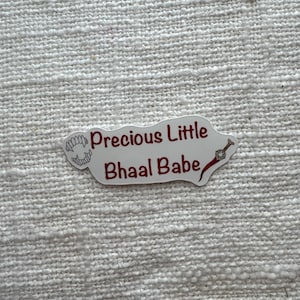 Baldur&#39;s Gate 3 Precious Little Bhaal Babe Sticker