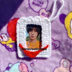RJ BT21 Crochet Photocard Holder