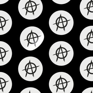 Anarchy Stickers – Black or White Background | Anarchist stickers | Anarchy Decals | Anarchist Decals