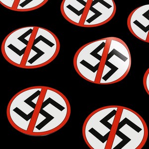 Anti-Fascist Symbol Stickers: Waterproof Vinyl Decals image 2