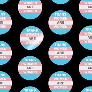 Trans Women Are Women Sticker | Trans Pride Flag Decal | LGBTQ+ Vinyl Sticker | Waterproof & Durable | Activist Sticker