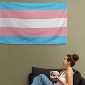 Trans Flag | Transgender Flag | Pride Flag | Trans Pride Flag | Pride | Pride 2024 | Premium Quality