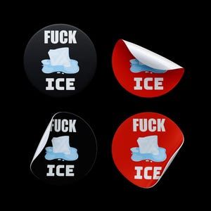 F*ck ICE 20-Pack Sticker Set | No Fascism Sticker Pack | Protest Stickers | Activist Decals | Anti-Hate Vinyl Stickers
