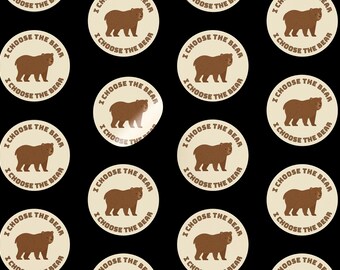 I Choose the Bear Sticker: Empowerment Feminist Vinyl Decal