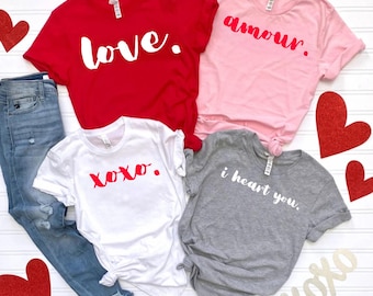 Valentine's Day Shirt, Matching Valentine's Day tee, Matching Family Shirts, Family Valentine Shirts, Group Shirts, XOXO