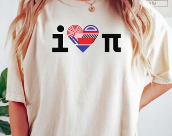 I love pi shirt, Science shirt, math tshirt, I heart math, math teacher valentine's day, Valentine's Day shirt