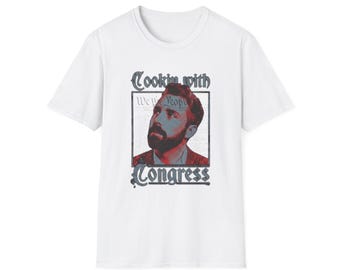 Cooking with Congress T-Shirt | political satire, retro poster style