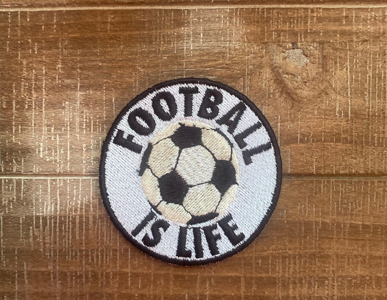 Ted Lasso football is Life Morale Patch Etsy Canada