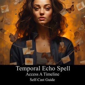 Past Lives and Predict Future Spell Guide PDF, Connection Spell, Timelines and Psychic Intuition, Wicca Psychic Spell, DIY Digital Download