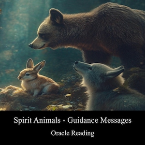 Oracle Cards Readings | Spirit Animals Edition | Tarot Card Psychic Reading | Spirit Animal Guides | Fast Reading | Personalized