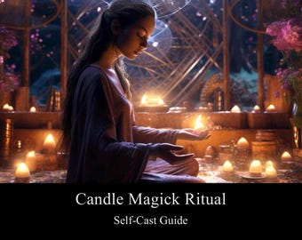 Guide des sorts magiques de bougie PDF, rituels de manifestation puissants, vrais sorts rituels de sorcellerie, magie, moulage de bougies, téléchargement numérique bricolage