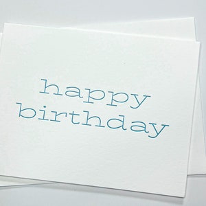 Carte de voeux typographique - Joyeux anniversaire