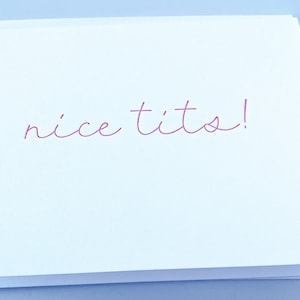Cartes typographiques jurés - Beaux seins
