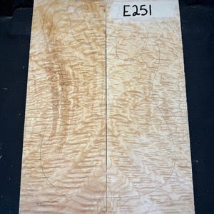 Angel step figured maple carve-top/ guitar body/ project wood