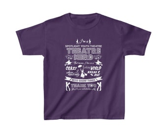 SYT "THEATRE NERD" Youth T-Shirt  |  Kids Heavy Cotton Tee