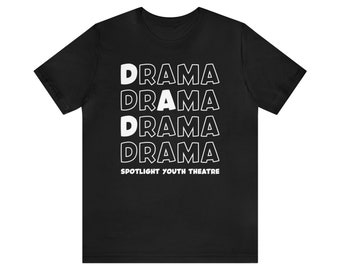 Spotlight Youth Theatre DRAMA DAD T-Shirt - White Print  |  Unisex - Men & Women's Tee