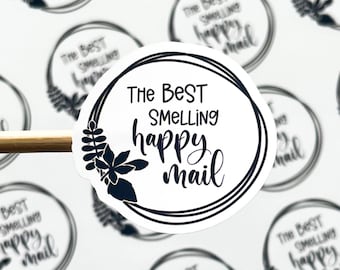 Best Smelling Happy Mail Stickers // 24 Stickers Per Sheet // Happy Fall Mail // Packaging Stickers