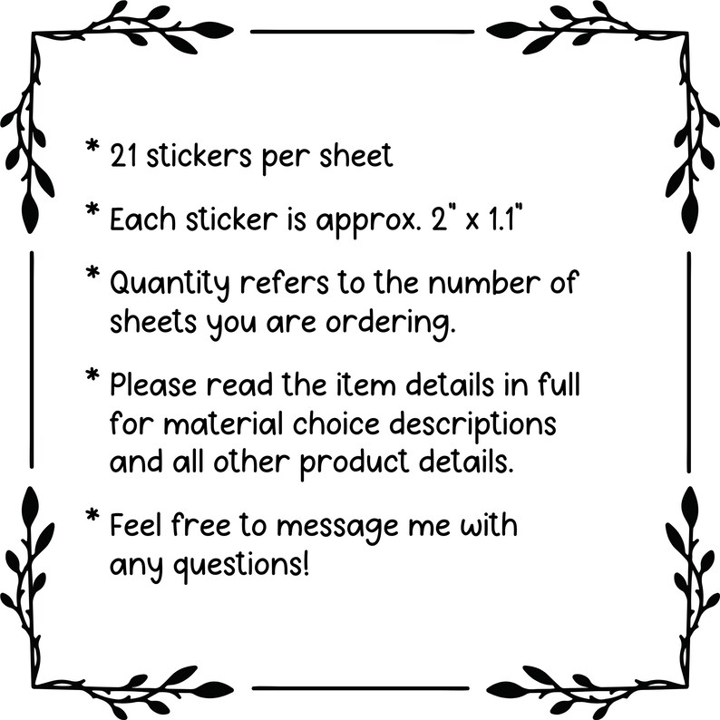 Hand Poured With Love Stickers // 21 Stickers per Sheet // Packaging ...
