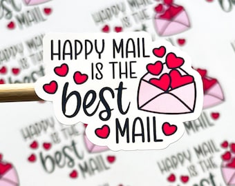 Happy Mail Stickers // 28 Stickers Per Sheet // Packaging Stickers