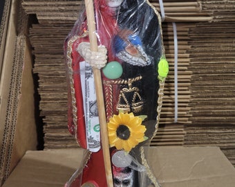 Santa muerte 12 inches reversible