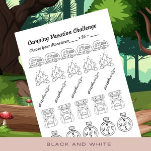 Camping Vacation Savings Challenge