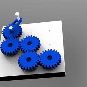 Stl File for 3D printed gear toy for kids